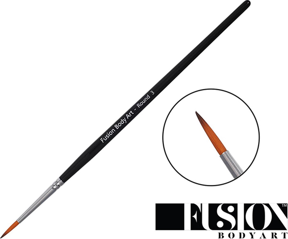 Fusion Body Art | Professional Face Paint Brush - Round 3